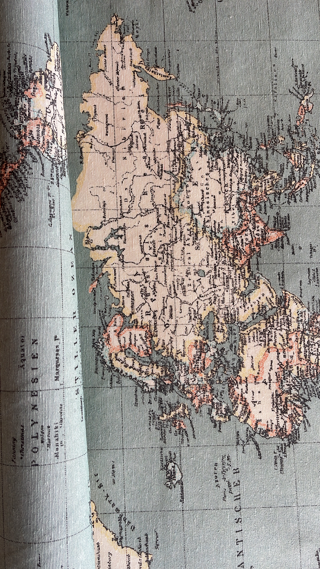 Otros Diseños - Mapa Mundi Turquesa